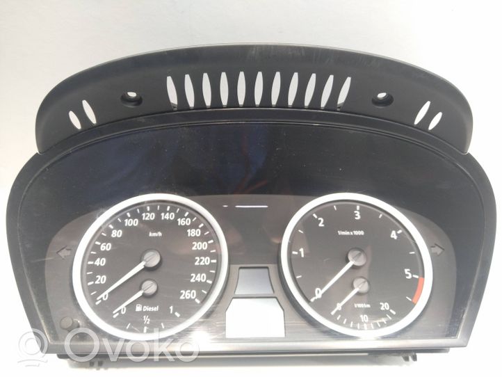 BMW 5 E60 E61 Compteur de vitesse tableau de bord 110080213