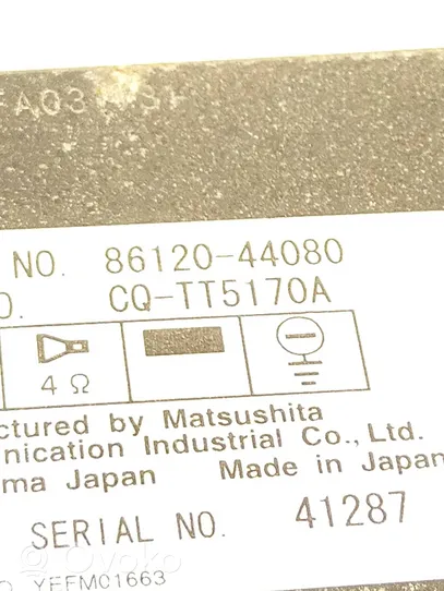 Toyota Avensis Verso Radio / CD/DVD atskaņotājs / navigācija 8612044080