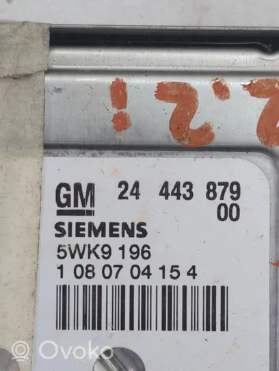 Opel Vectra B Komputer / Sterownik ECU silnika 24443879