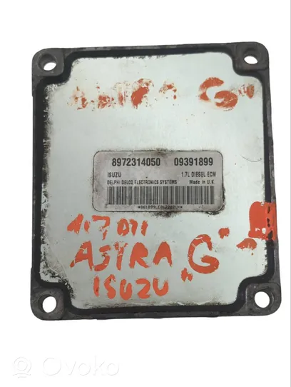 Opel Astra G Unité de commande, module ECU de moteur 8972314050