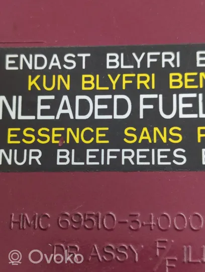 Hyundai Sonata Bouchon, volet de trappe de réservoir à carburant 6951034000