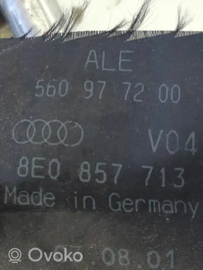 Audi A4 S4 B6 8E 8H Klamra tylnego pasa bezpieczeństwa 8E0857713