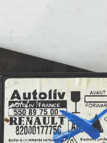 Renault Vel Satis Turvatyynyn törmäysanturi 82000177756