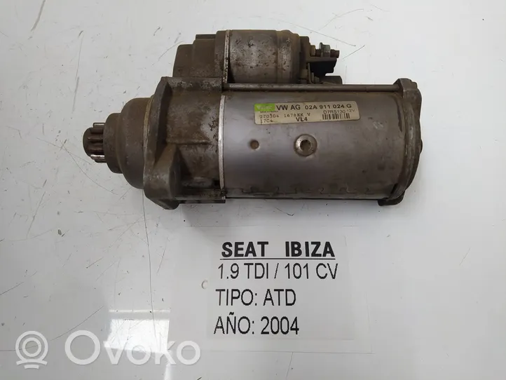 Seat Ibiza III (6L) Käynnistysmoottori 02A911024G