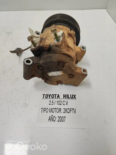 Toyota Hilux (AN10, AN20, AN30) Ilmastointilaitteen kompressorin pumppu (A/C) 4472608020