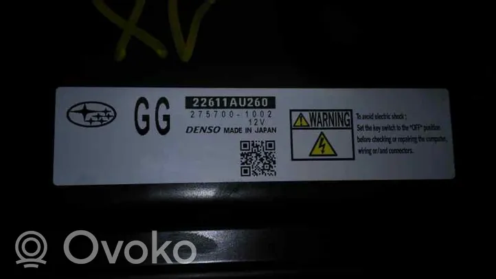 Subaru XV I Variklio valdymo blokas 22611AV260