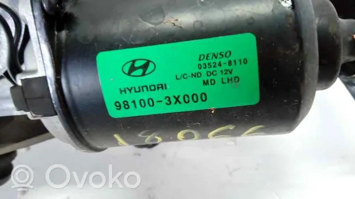 Hyundai Elantra Etupyyhkimen vivusto ja moottori 98100-3X000