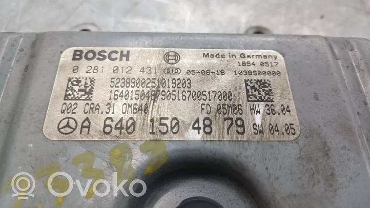 Mercedes-Benz A W169 Variklio valdymo blokas A6401504879