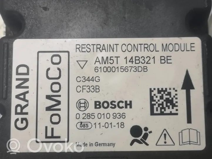 Ford Grand C-MAX Airbag control unit/module AM5T14B321