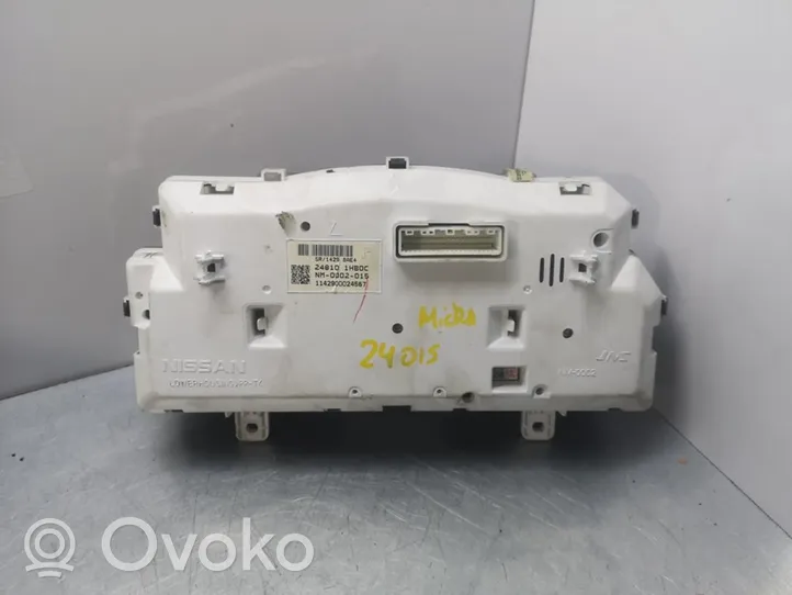 Nissan Micra Tachimetro (quadro strumenti) 248101HB0C