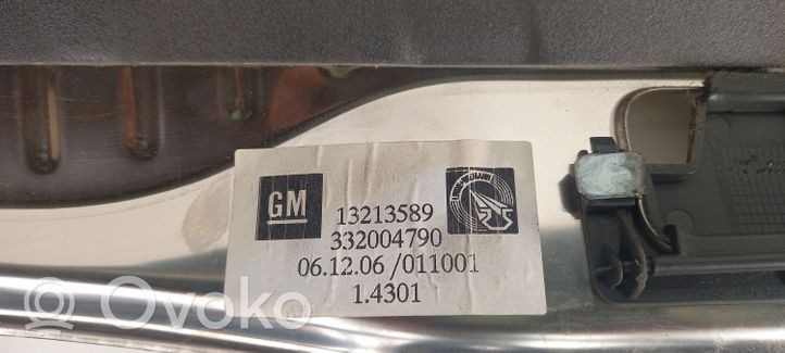 Opel Astra H Osłona tylna tunelu środkowego 13213589