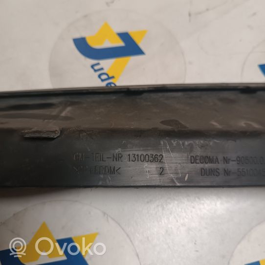 Opel Vectra C Rear bumper lower part trim 13100362