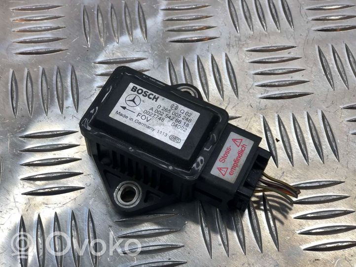 Mercedes-Benz E W211 ESP acceleration yaw rate sensor A0025426618