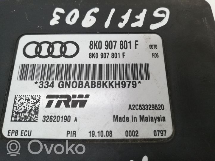 Audi A5 8T 8F Unité de contrôle, module EMF frein arrière 8K0907801F