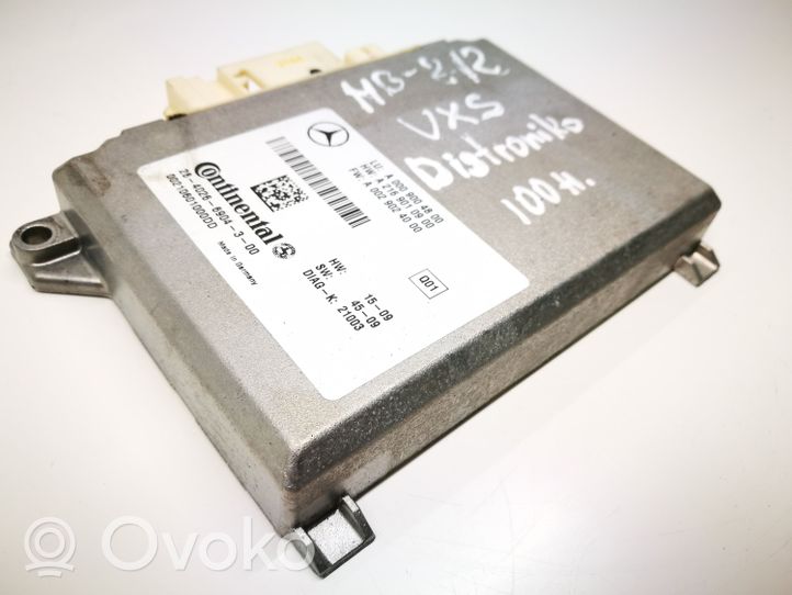 Mercedes-Benz E W212 Capteur radar de distance A2169010900