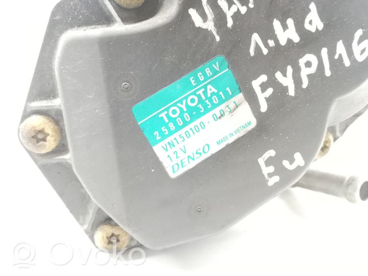 Toyota Yaris Zawór EGR 2580033011