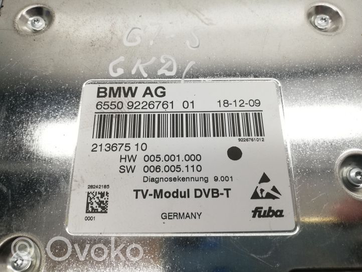 BMW 5 GT F07 Videon ohjainlaite 9226761