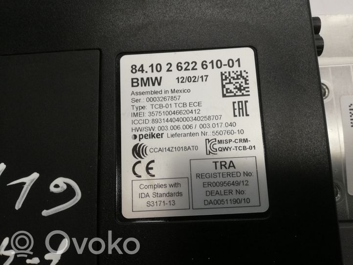 BMW X1 F48 F49 Bluetoothin ohjainlaite/moduuli 2622610