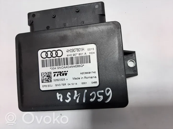 Audi A6 Allroad C6 Unité de contrôle, module EMF frein arrière 4H0907801A