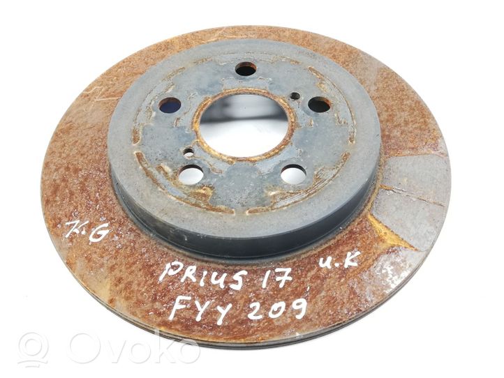 Toyota Prius (XW50) Rear brake disc 