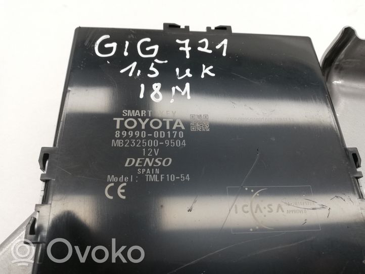 Toyota Yaris Beraktės sistemos KESSY (keyless) valdymo blokas/ modulis 899900D170