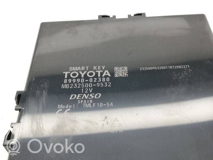 Toyota Auris E180 Beraktės sistemos KESSY (keyless) valdymo blokas/ modulis 8999002380