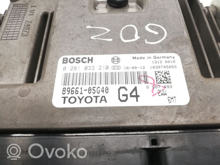 Toyota Avensis T270 Sterownik / Moduł ECU 8966105G40