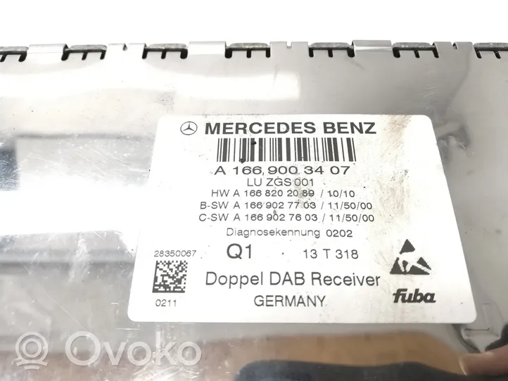 Mercedes-Benz E W212 Audio HiFi garso valdymo blokas A1669003407