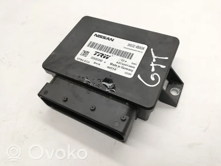 Nissan Qashqai Galinių stabdžio (EMF) valdymo blokas 360324BA0A