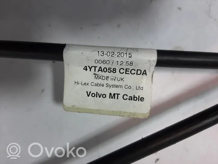 Volvo V40 Câble de changement de vitesse 31325593