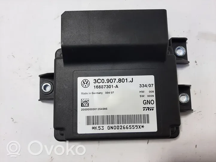 Volkswagen PASSAT B6 Galinių stabdžio (EMF) valdymo blokas 3C0907801J