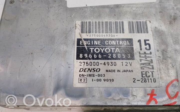 Toyota Previa (XR30, XR40) II Calculateur moteur ECU 8966628053