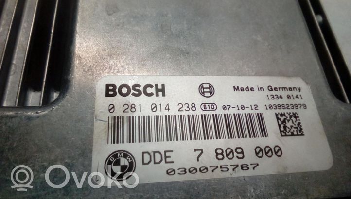 BMW 5 E60 E61 Calculateur moteur ECU 0281014238