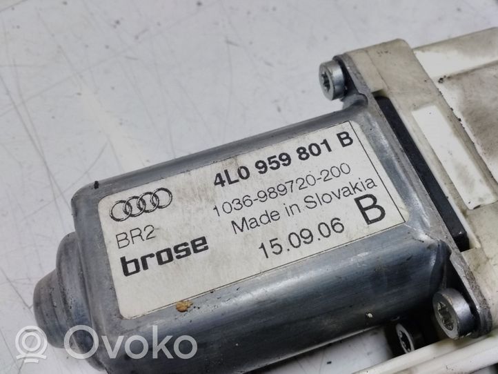 Audi Q7 4L Front door window regulator with motor 4L0959801B