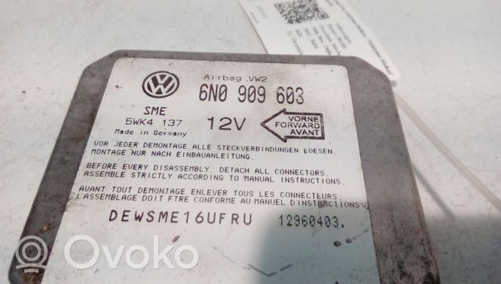 Volkswagen Sharan Centralina/modulo airbag 6N0909603