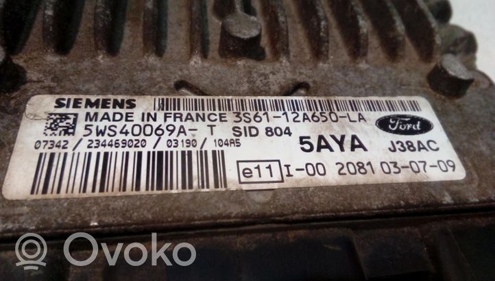 Ford Fiesta Engine control unit/module 5WS40096A