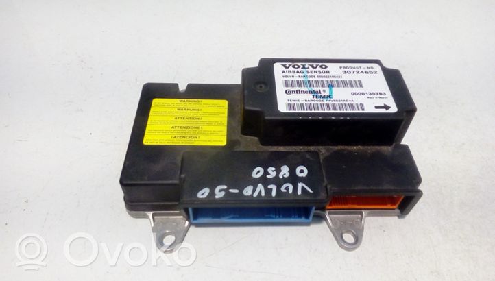 Volvo V50 Module de contrôle airbag 30724652