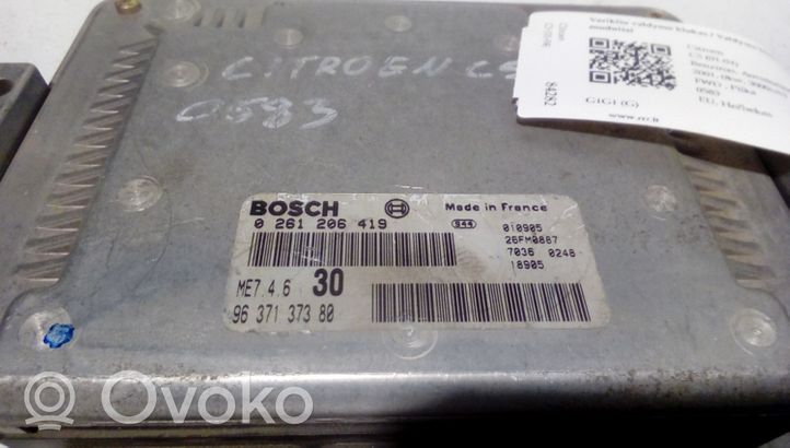 Citroen C5 Sterownik / Moduł ECU 9637137380