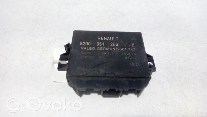 Renault Vel Satis Pysäköintitutkan (PCD) ohjainlaite/moduuli 8200051286