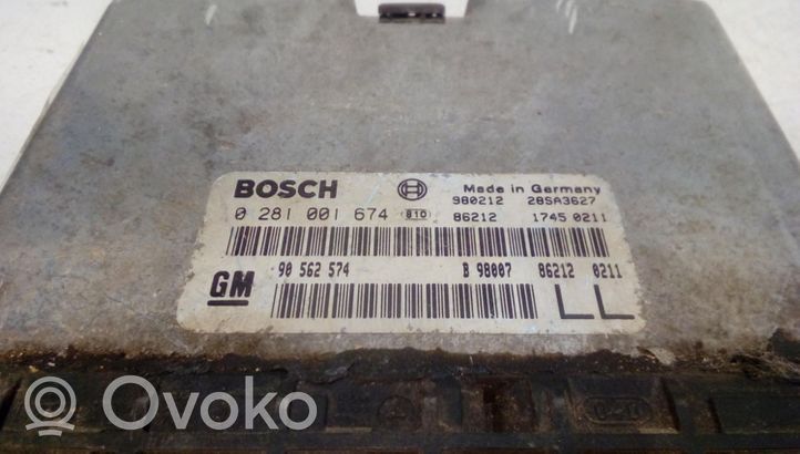 Opel Astra G Calculateur moteur ECU 0281001674