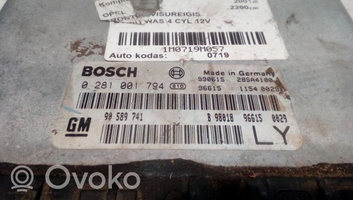 Opel Frontera B Sterownik / Moduł ECU 0281001794