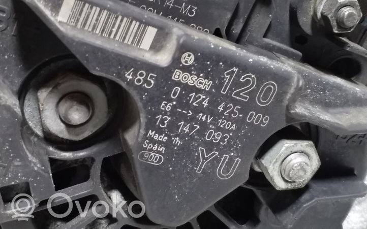 Opel Meriva A Generaattori/laturi 0124425009