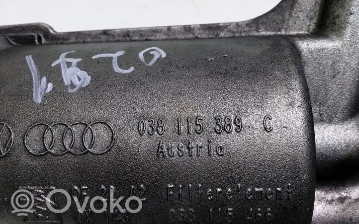 Audi A4 S4 B6 8E 8H Support de filtre à huile 038115389