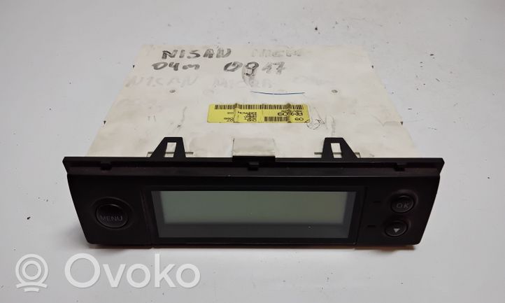 Nissan Micra Monitor / wyświetlacz / ekran 4507935
