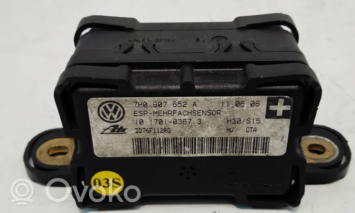 Volkswagen PASSAT B6 Sensore di imbardata accelerazione ESP 7H0907652A