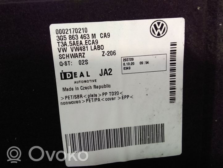 Volkswagen PASSAT B8 Wykładzina bagażnika 3G5863463M