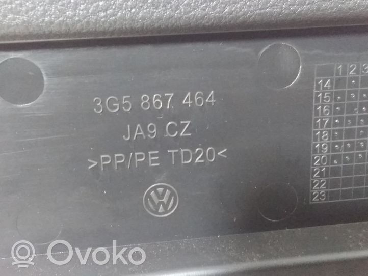 Volkswagen PASSAT B8 Poszycia / Boczki bagażnika 3G5867464