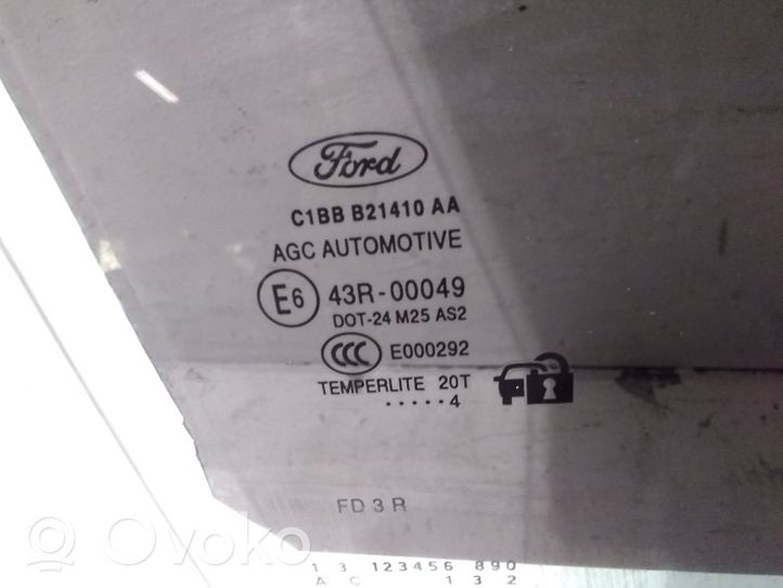 Ford Fiesta Pagrindinis priekinių durų stiklas (dvidurio) C1BBB21410AA