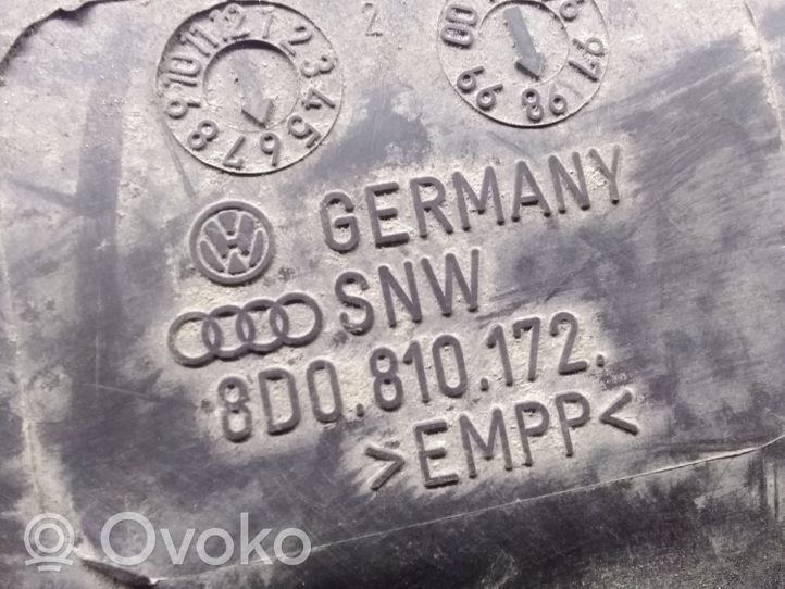 Audi A4 S4 B5 8D Takapyörän sisälokasuojat 8D0810172