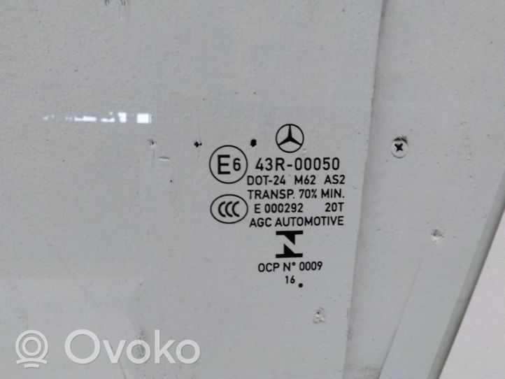 Mercedes-Benz E W213 Etuoven ikkunalasi, neliovinen malli 